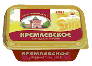 Спред растительно-жировой КРЕМЛЁВСКОЕ 60% 450г